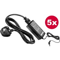 Poly (Polycom) Power Supply - VVX 500 / 501 / 600 / 601 (5-Pack)