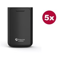 Poly (Polycom) VVX D60 Battery for Wireless Handset. 5-pack.