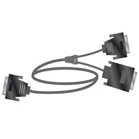 Poly (Polycom) Cable, 1 V.35 and RS-366 5' Serial Cable, HD-44M to 'Y' Winchester 34M  / RS-366 DB-25M,RoHS