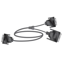 Poly (Polycom) Cable, 1 RS-449 and RS-366 5' Serial Cable, HD-44M to 'Y' RS-499 DB-37M / RS-366 DB-25M,RoHS