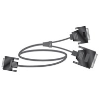Poly (Polycom) Cable, 1 RS-530 with RS-366, 5' Serial Cable, HD-68M to 'Y' RS-530 DB-25M / RS-366 DB-25M