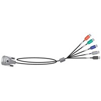 Poly (Polycom) Monitor cable Connects DVI(M) to 5-BNC(F)