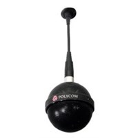 Poly (Polycom) Extended length Black "drop cable" for connecting Spherical Ceiling Microphone Array element to electronics interface