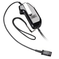 Poly (Plantronics) SSP 1051-03,  SPARE PART,  PTT,  UNAMPLIFIED,  W/QD'S,  IN-LINE,  12 INCH CABLE