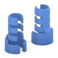 FlexInstall Strain Relief Attachment 10pcs Set - blue