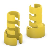 FlexInstall Strain Relief Attachment 10pcs Set - yellow