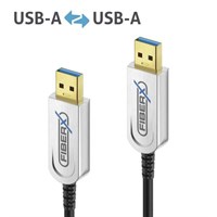 FiberX Series - USB 3.1 Fiber Optic cable - USB-A USB-A - 50m