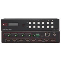 HSM-44-UHD 4x4 Matrix Video Switcher