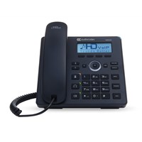 AudioCodes 420HD IP-Phone PoE GbE with an external power supply black