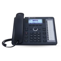 AudioCodes 430HD IP-Phone PoE GbE with an external power supply black 6 lines
