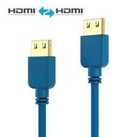 PureInstall - Slim 2,00m - HDMI Cable - Blue