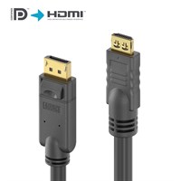 PureInstall 1,00m DisplayPort to HDMI Cable 4K