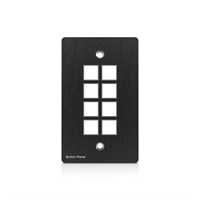 PureTools - Button panel, 8 programmable buttons, black faceplate