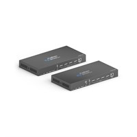 PureTools - HDBaseT Extender Set with USB 2.0 and Audio breakout, 4K (60Hz 4:4:4)