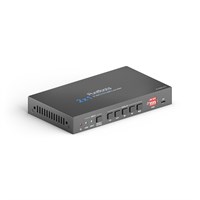 PureTools - 2x1 Teleconference Switcher USB C and HDMI in and HDMI out, 4K (60Hz 4:4:4), USB-C charging up to 40W with 2 port USB hub