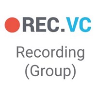 REC.VC Recording - Group (5 users | 25 recording hours p/mth)