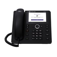 AudioCodes Teams C448HD IP-Phone PoE GbE black with an external power supply black