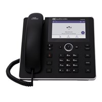 AudioCodes Teams C450HD IP-Phone PoE GbE black with an external power supply black