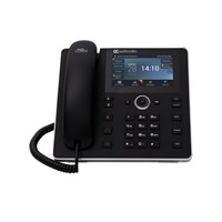 AudioCodes SFB 450HD IP-Phone PoE GbE with an external power supply black