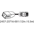Poly (Polycom) CLink 2 adapter. Walta (F) to RJ45 (M) 12" adapter cable>