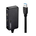 Lindy 10m USB 3.0 Active Long Distance 4 Port Hub  (Google Hangouts Meet Approved Hardware)>