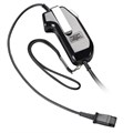 Poly (Plantronics) SSP 1051-03,  SPARE PART,  PTT,  UNAMPLIFIED,  W/QD'S,  IN-LINE,  12 INCH CABLE>