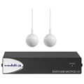 EasyUSB MicPOD I/O with Two CeilingMICs (white)>