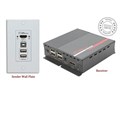 HDMI and USB Extension on CAT6 with Audio, Integrated Control and IP>