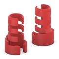 FlexInstall Strain Relief Attachment 10pcs Set - red>