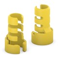 FlexInstall Strain Relief Attachment 10pcs Set - yellow>