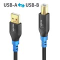 FlexInstall USB-A to USB-B Cable USB 2.0 480Mbps 1.00m>